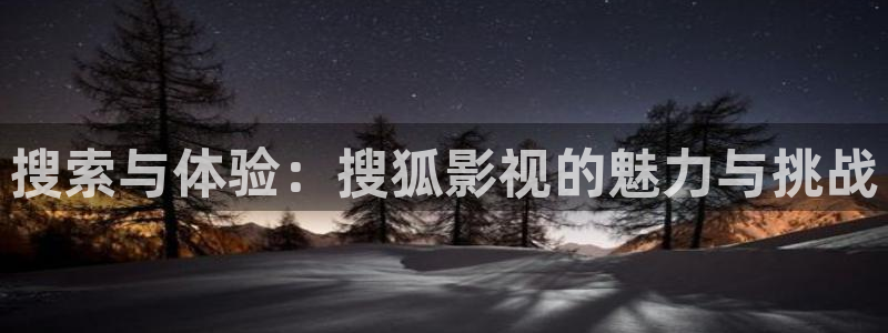 金牌影視安卓版下載：搜索與體驗：搜狐影視的魅力與挑戰